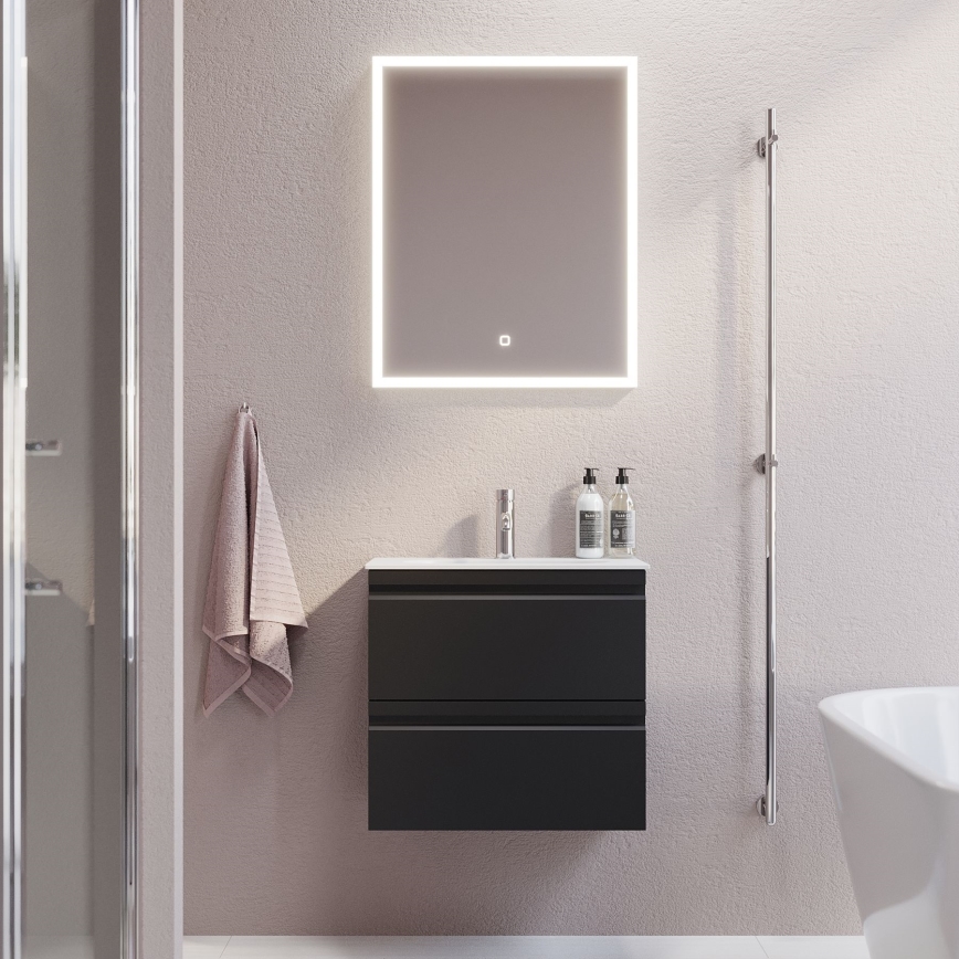 BATH DELUXE 01-060-07-58-00 - LED Kopalniško ogledalo z osvetlitvijo ozadja FORNAES LED/14,3W/230V IP44