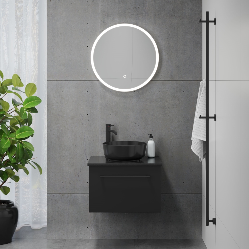 BATH DELUXE 01-060-08-58-00 - LED Kopalniško ogledalo z osvetlitvijo ozadja FORNAES LED/10,1W/230V IP44