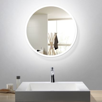BATH DELUXE 01-060-08-58-00 - LED Kopalniško ogledalo z osvetlitvijo ozadja FORNAES LED/10,1W/230V IP44