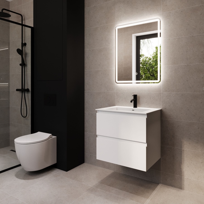 BATH DELUXE 01-060-51-58-00 - LED Kopalniško ogledalo z osvetlitvijo ozadja TARS LED/24,8W/230V IP44