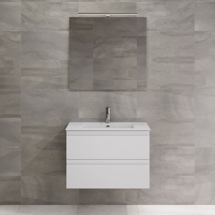 BATH DELUXE 01-080-01-58-00 - Kopalniško ogledalo NORDBORG 80x75 cm