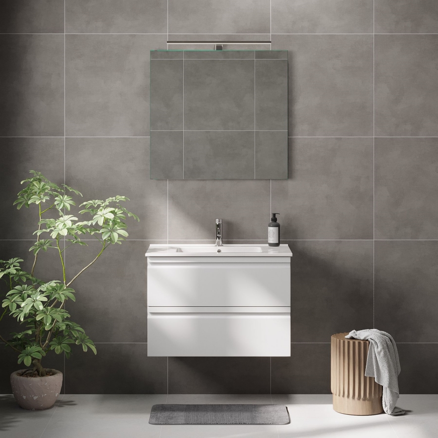 BATH DELUXE 01-080-01-58-00 - Kopalniško ogledalo NORDBORG 80x75 cm