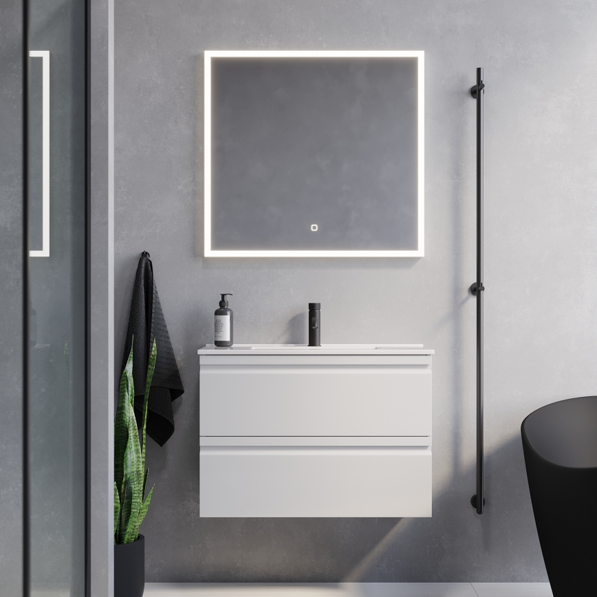 BATH DELUXE 01-080-07-58-00 - LED Kopalniško ogledalo z osvetlitvijo ozadja FORNAES LED/15,6W/230V IP44