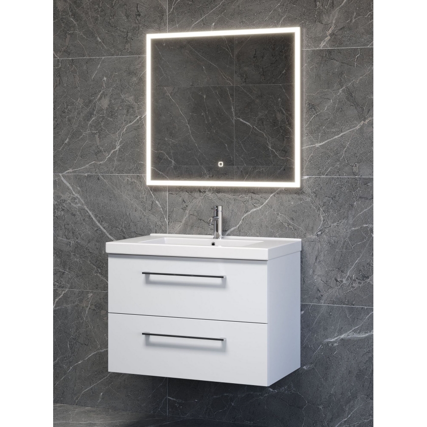 BATH DELUXE 01-080-07-58-00 - LED Kopalniško ogledalo z osvetlitvijo ozadja FORNAES LED/15,6W/230V IP44