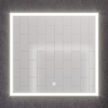 BATH DELUXE 01-080-07-58-00 - LED Kopalniško ogledalo z osvetlitvijo ozadja FORNAES LED/15,6W/230V IP44