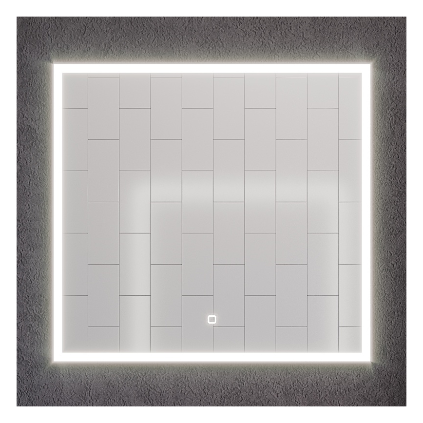 BATH DELUXE 01-080-07-58-00 - LED Kopalniško ogledalo z osvetlitvijo ozadja FORNAES LED/15,6W/230V IP44