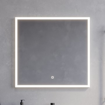 BATH DELUXE 01-080-07-58-00 - LED Kopalniško ogledalo z osvetlitvijo ozadja FORNAES LED/15,6W/230V IP44