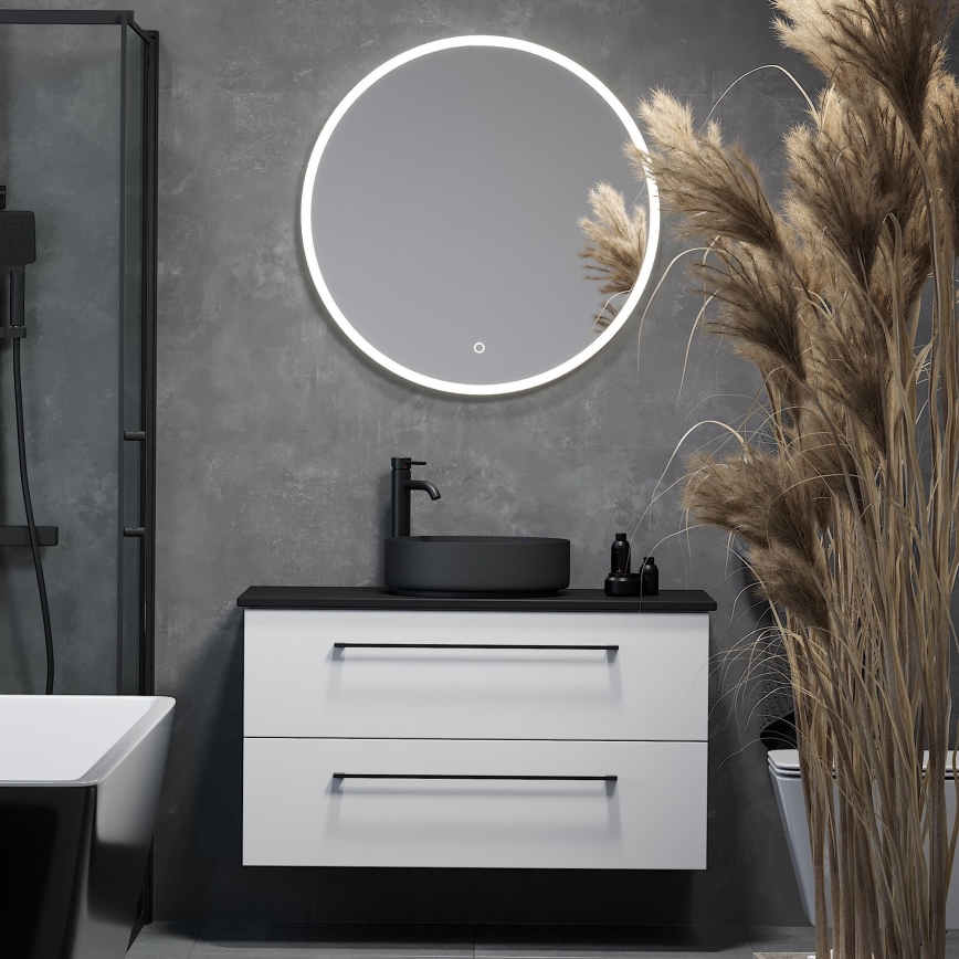 BATH DELUXE 01-080-08-58-00 - LED Kopalniško ogledalo z osvetlitvijo ozadja FORNAES LED/13,8W/230V IP44