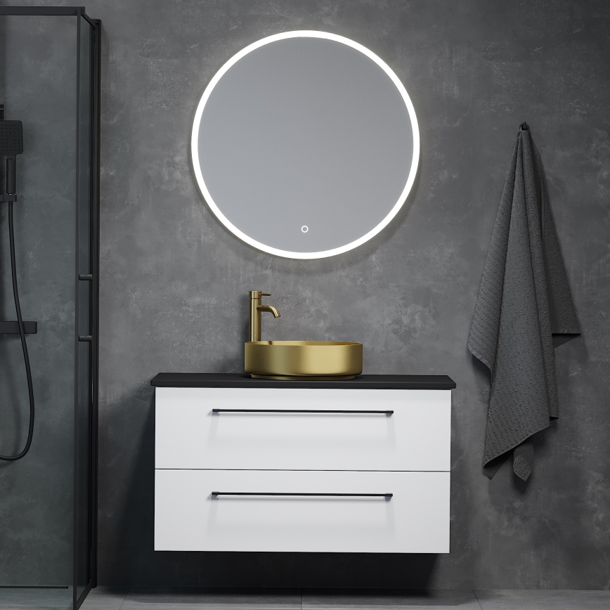 BATH DELUXE 01-080-08-58-00 - LED Kopalniško ogledalo z osvetlitvijo ozadja FORNAES LED/13,8W/230V IP44