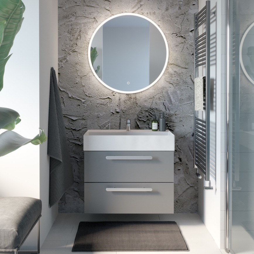 BATH DELUXE 01-080-08-58-00 - LED Kopalniško ogledalo z osvetlitvijo ozadja FORNAES LED/13,8W/230V IP44