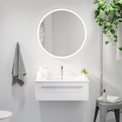 BATH DELUXE 01-080-08-58-00 - LED Kopalniško ogledalo z osvetlitvijo ozadja FORNAES LED/13,8W/230V IP44