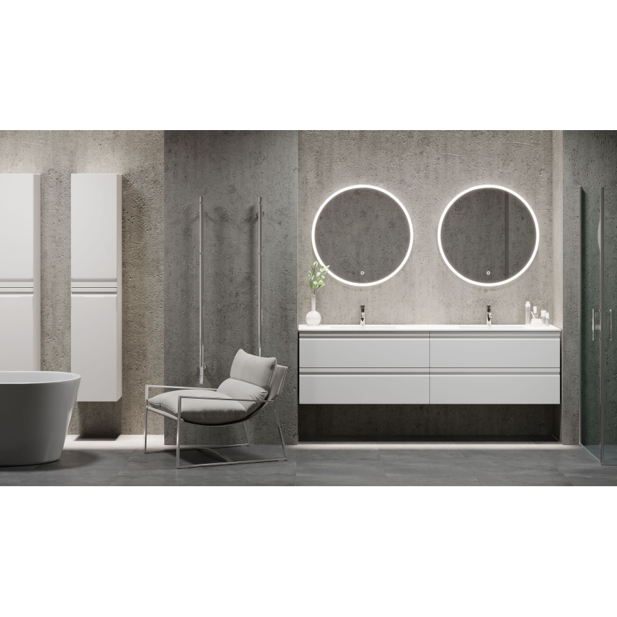 BATH DELUXE 01-080-08-58-00 - LED Kopalniško ogledalo z osvetlitvijo ozadja FORNAES LED/13,8W/230V IP44