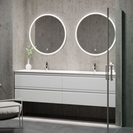 BATH DELUXE 01-080-08-58-00 - LED Kopalniško ogledalo z osvetlitvijo ozadja FORNAES LED/13,8W/230V IP44