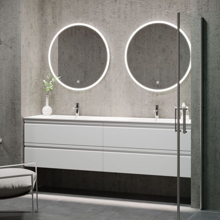 BATH DELUXE 01-080-08-58-00 - LED Kopalniško ogledalo z osvetlitvijo ozadja FORNAES LED/13,8W/230V IP44