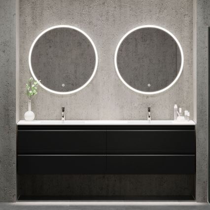 BATH DELUXE 01-080-08-58-00 - LED Kopalniško ogledalo z osvetlitvijo ozadja FORNAES LED/13,8W/230V IP44
