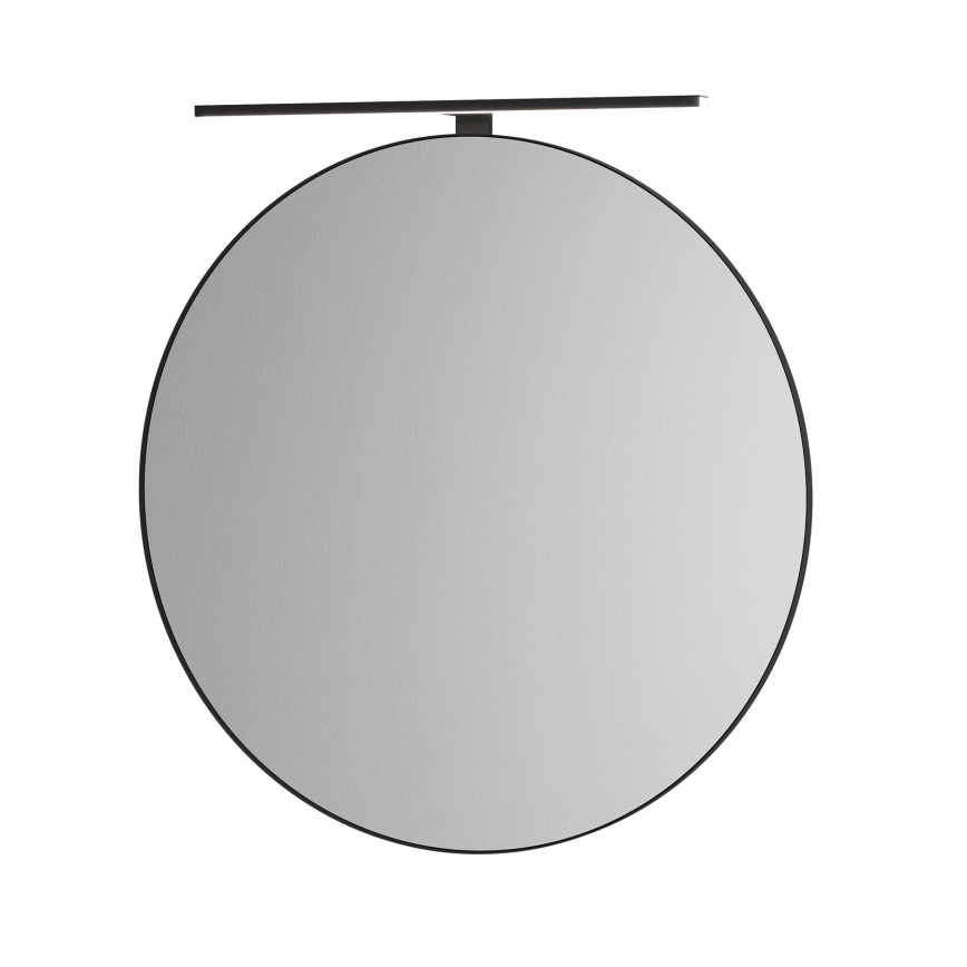 BATH DELUXE 01-080-09-02-00 - Kopalniško ogledalo BORGSTED pr. 80 cm črna