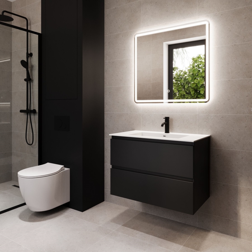 BATH DELUXE 01-080-51-58-00 - LED Kopalniško ogledalo z osvetlitvijo ozadja TARS LED/27,2W/230V IP44