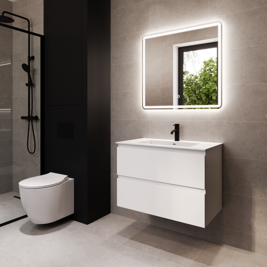 BATH DELUXE 01-080-51-58-00 - LED Kopalniško ogledalo z osvetlitvijo ozadja TARS LED/27,2W/230V IP44