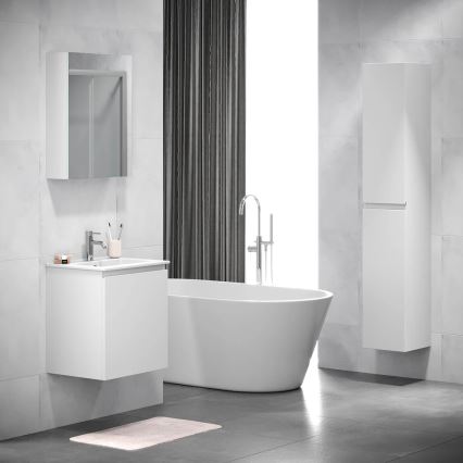 BATH DELUXE 02-050-63-01-01 - Kopalniško ogledalo v omari KENWOOD 65x50 cm mat bela
