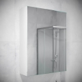 BATH DELUXE 02-050-63-01-01 - Kopalniško ogledalo v omari KENWOOD 65x50 cm mat bela