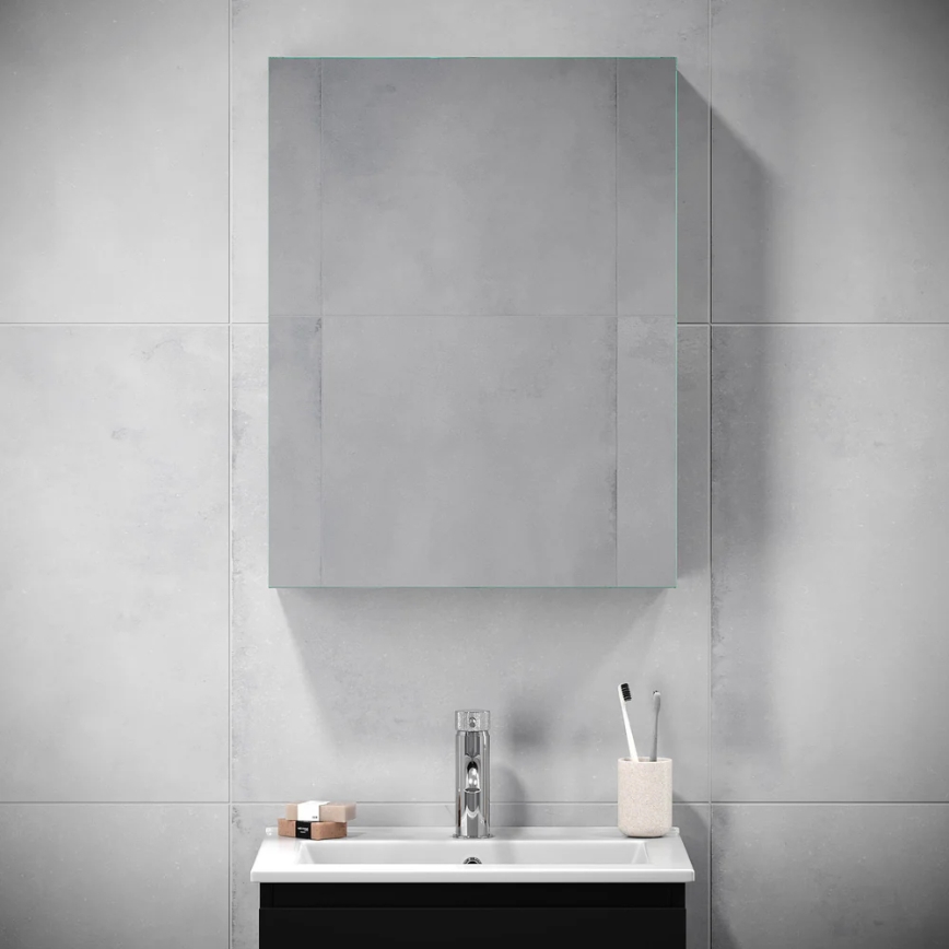 BATH DELUXE 02-050-63-02-01 - Kopalniško ogledalo v omari KENWOOD 65x50 cm mat črna