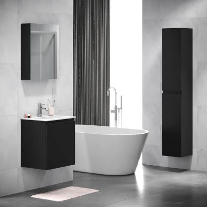 BATH DELUXE 02-050-63-02-01 - Kopalniško ogledalo v omari KENWOOD 65x50 cm mat črna
