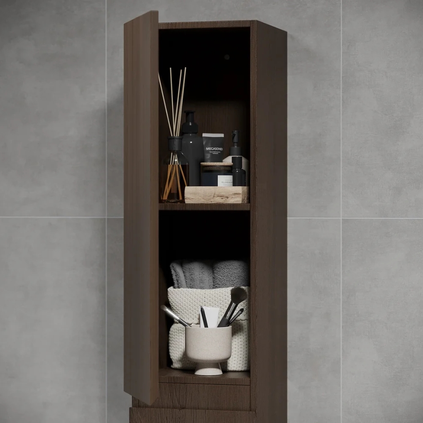 BATH DELUXE 04-030-64-84-01 - Kopalniška omarica KENWOOD 186 cm oreh
