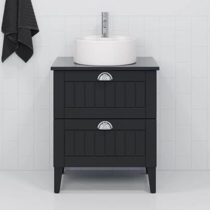 BATH DELUXE 06-038-09-11-00 - Umivalnik za pult VIKEDAL premera 38 cm keramika/bela