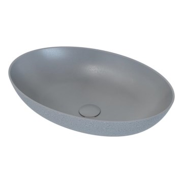 BATH DELUXE 06-060-19-23-00 - Umivalnik za pult OLSBORG 60x40,5 cm beton/siva