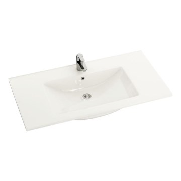 BATH DELUXE 06-090-60-11-01 - Vgradni umivalnik CHICAGO 91x46,5 cm keramika/bela