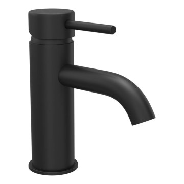 BATH DELUXE 28-005-01-02-04 - Pipa za umivalnik DRAGOR 15,6 cm mat črna
