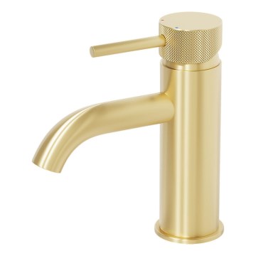 BATH DELUXE 28-005-03-70-00 - Pipa za umivalnik ANHOLT 15,6 cm brušena medenina
