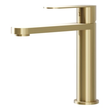 BATH DELUXE 28-017-02-70-02 - Pipa za umivalnik TARNBY 17,3 cm brušena medenina