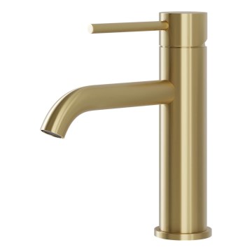 BATH DELUXE 28-018-01-70-02 - Pipa za umivalnik SOVANG 18,3 cm brušena medenina