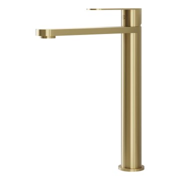 BATH DELUXE 28-027-02-70-02 - Pipa za umivalnik TARNBY 27,3 cm brušena medenina