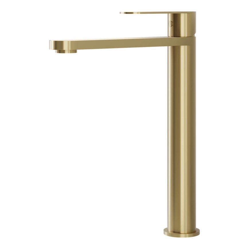 BATH DELUXE 28-027-02-70-02 - Pipa za umivalnik TARNBY 27,3 cm brušena medenina