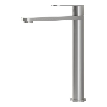 BATH DELUXE 28-027-02-71-02 - Pipa za umivalnik TARNBY 27,3 cm brušena nerjaveče jeklo
