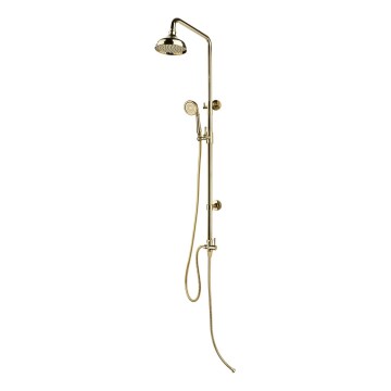 BATH DELUXE 31-120-04-64-00 - Tuš set AEROSKOBING sijajni medenina