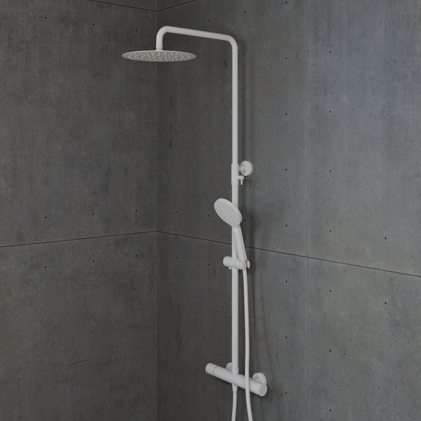 BATH DELUXE 31-120-05-01-00 - Tuš set s termostatsko pipo DRAGOR mat bela