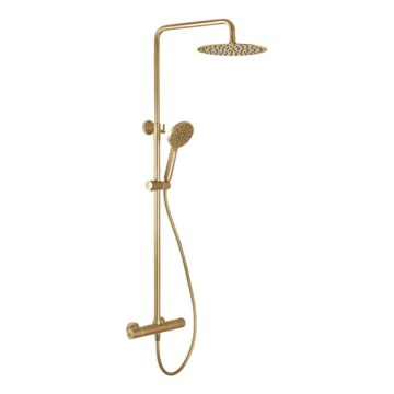 BATH DELUXE 31-120-05-70-00 - Tuš set s termostatsko pipo DRAGOR brušena medenina