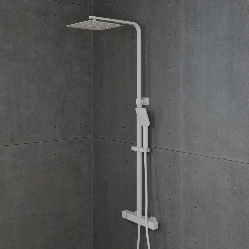 BATH DELUXE 31-120-06-01-00 - Tuš set s termostatsko pipo NAESBY mat bela