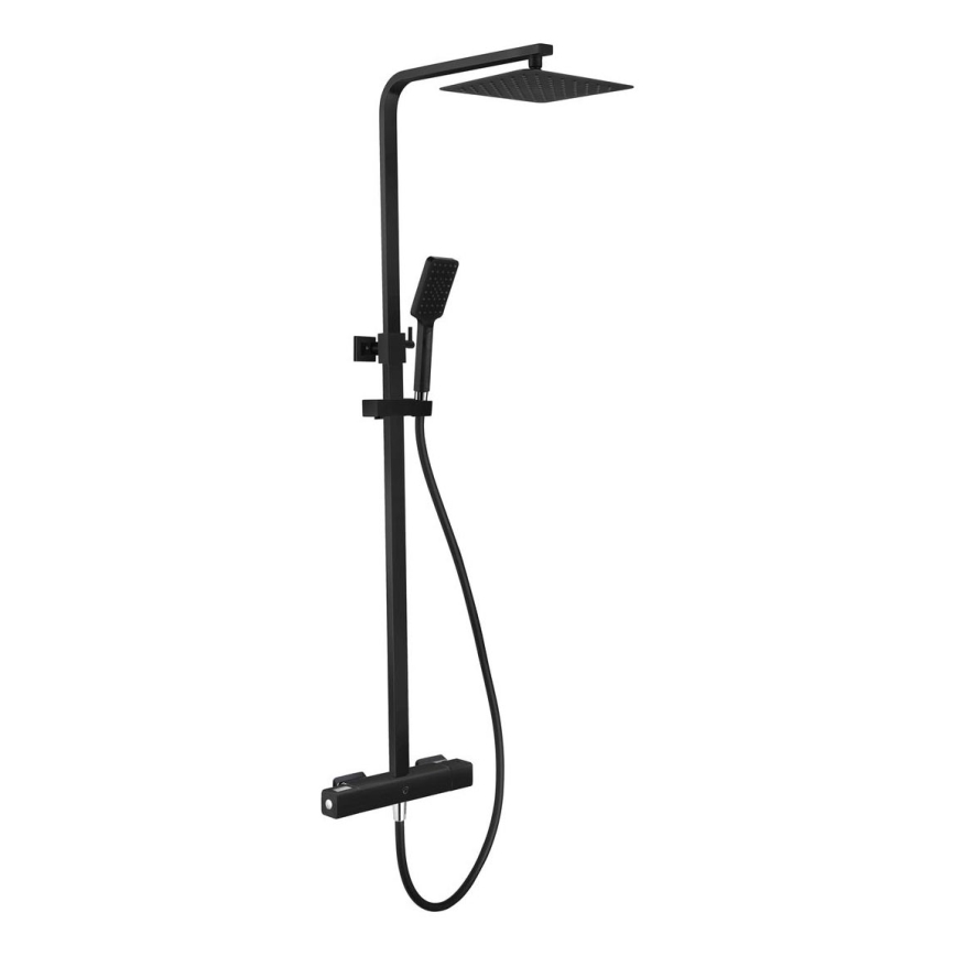 BATH DELUXE 31-120-06-02-00 - Tuš set s termostatsko pipo NAESBY mat črna