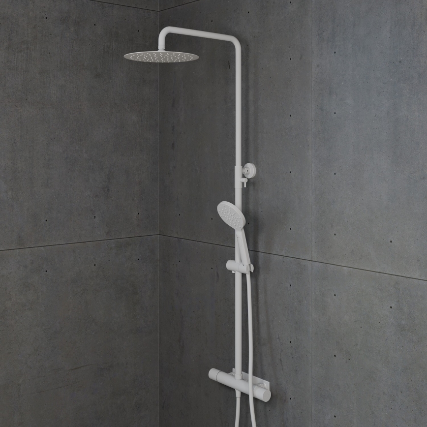 BATH DELUXE 31-120-07-01-00 - Tuš set s termostatsko pipo DRAGOR mat bela