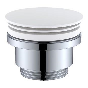 BATH DELUXE 33-004-05-01-04 - Odpadni umivalnik RODBY pr. 6,6 cm bela