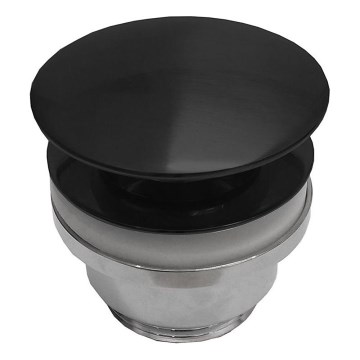 BATH DELUXE 33-004-05-02-04 - Odpadni umivalnik RODBY pr. 6,6 cm črna