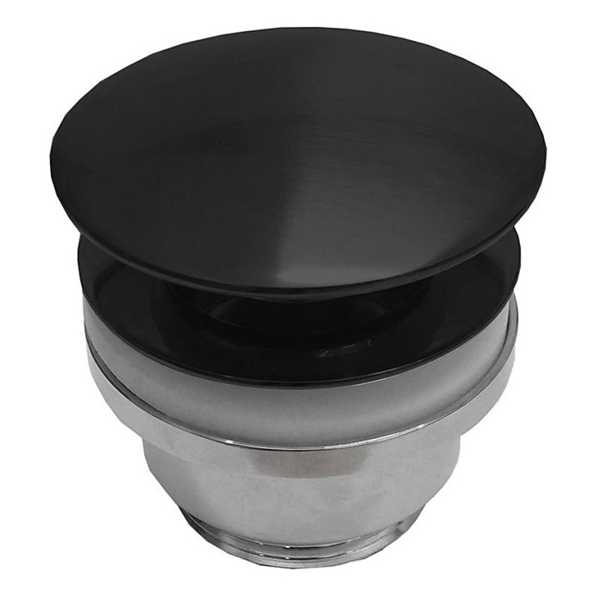 BATH DELUXE 33-004-05-02-04 - Odpadni umivalnik RODBY pr. 6,6 cm črna