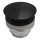 BATH DELUXE 33-004-05-02-04 - Odpadni umivalnik RODBY pr. 6,6 cm črna