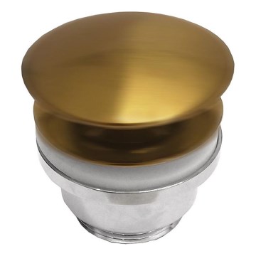 BATH DELUXE 33-004-05-70-04 - Umivalnik waste RODBY pr. 6,6 cm brušena medenina