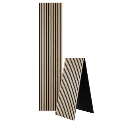 BATH DELUXE 54-240-11-86-12 - Akustični stenski panel VASALUND 240x52 cm hrast