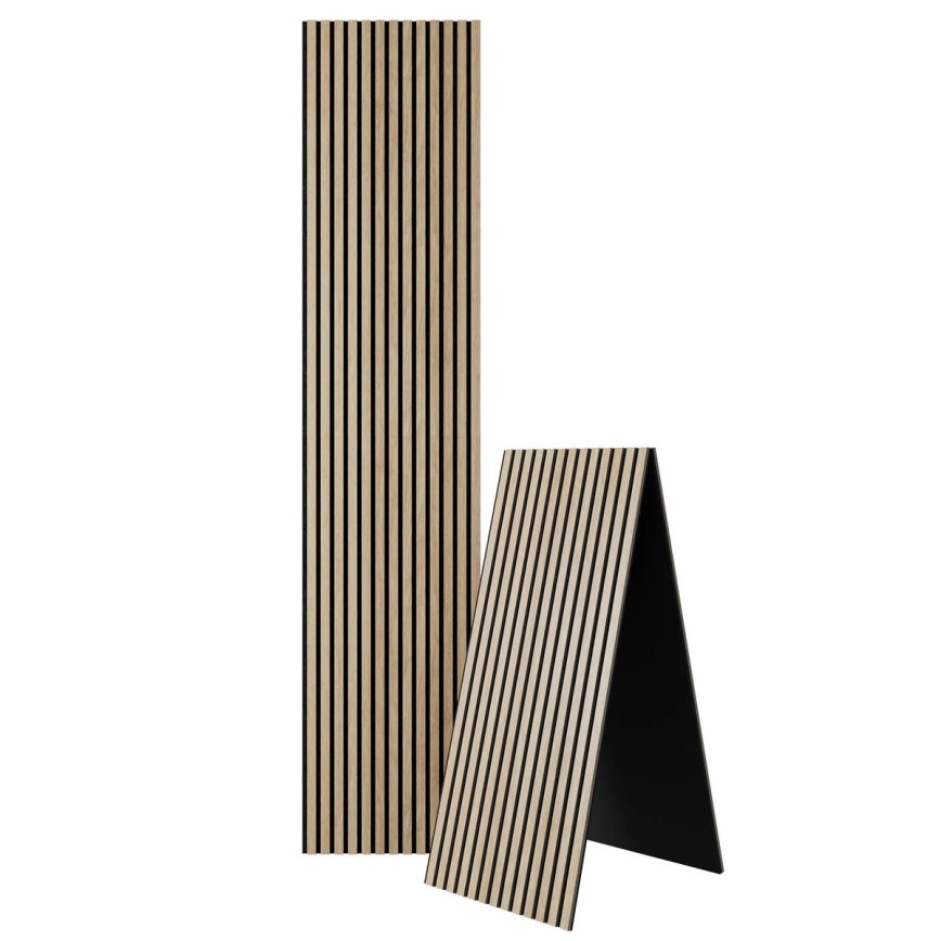 BATH DELUXE 54-240-11-86-12 - Akustični stenski panel VASALUND 240x52 cm hrast
